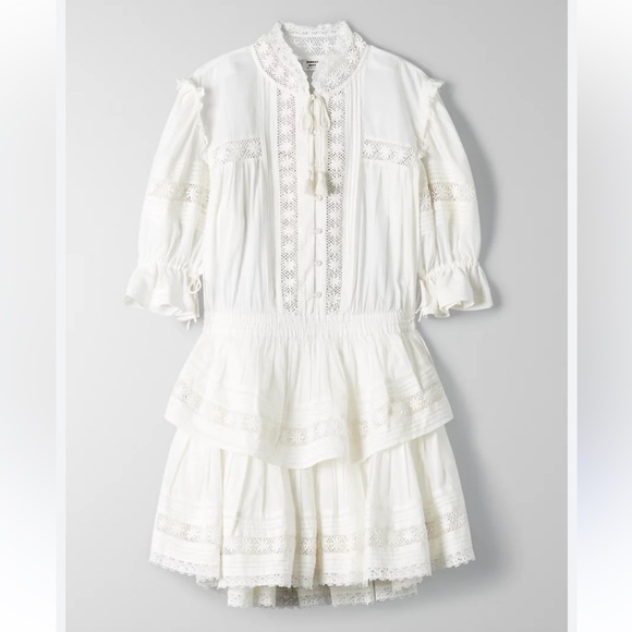 Aritzia White Lace Mini Dress - Picture 4 of 9